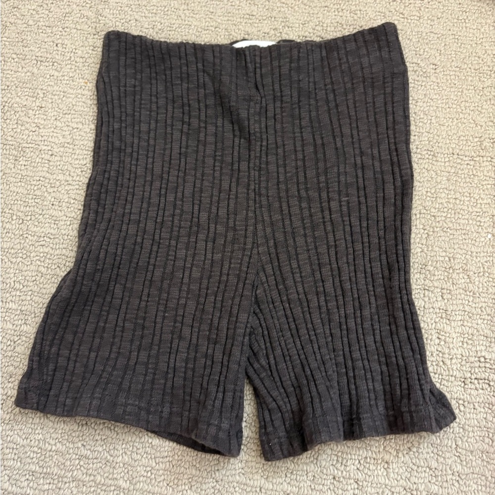 Urban Outfitters Charcoal Ribbed Shorts